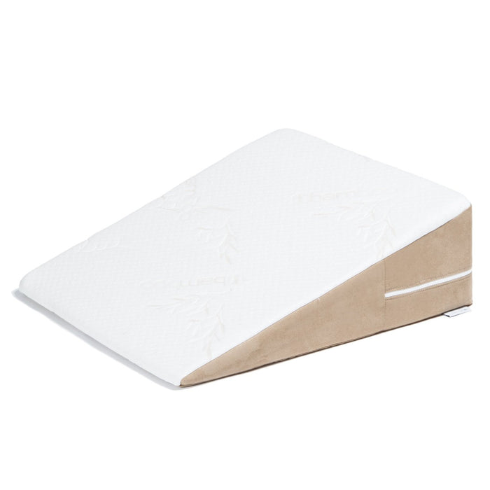 Bed Wedge Acid Reflux Memory Foam White Pillow