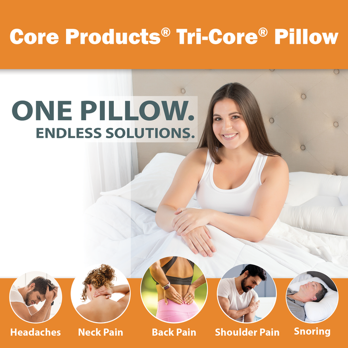 Tri-Core Cervical Support Pillow