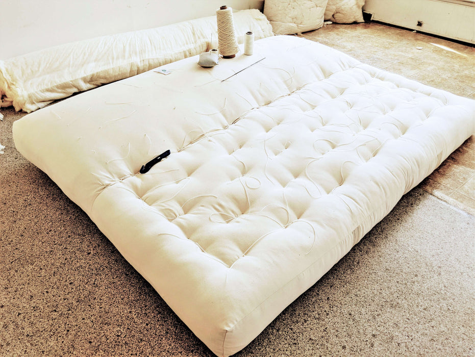 Green Cotton & Wool Boulder Dreamton Mattress