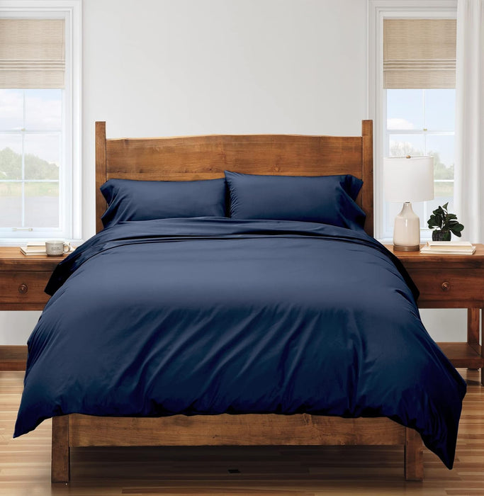 Sateen Bedding | 100% Cotton, 390 Thread Count, Sateen Weave Duvet Cover