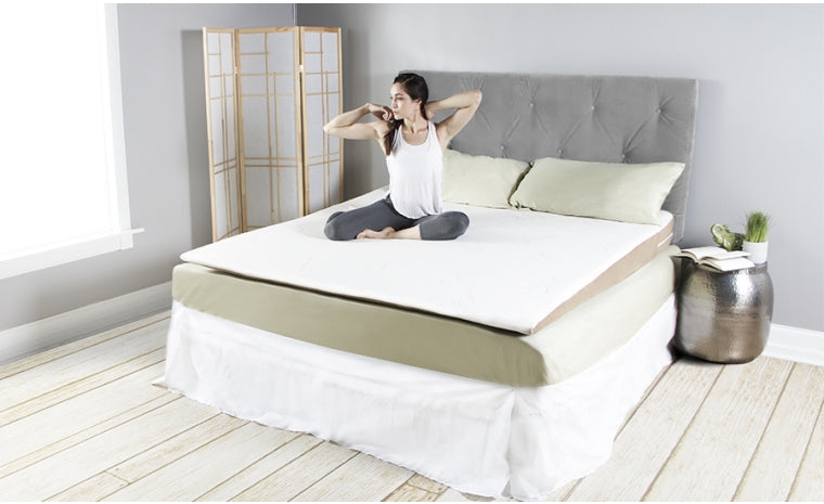 Super Slant Giant Inclined Memory Foam Bed Wedge Mattress Topper, Entire Queen-Size Bed
