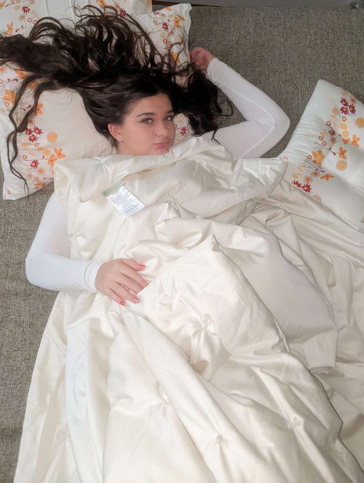 GOTS NATURAL Organic Cotton Sateen Duvet Covers