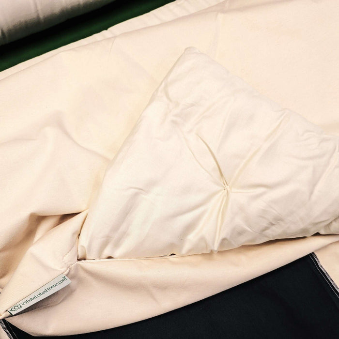 GOTS NATURAL Organic Cotton Sateen Duvet Covers