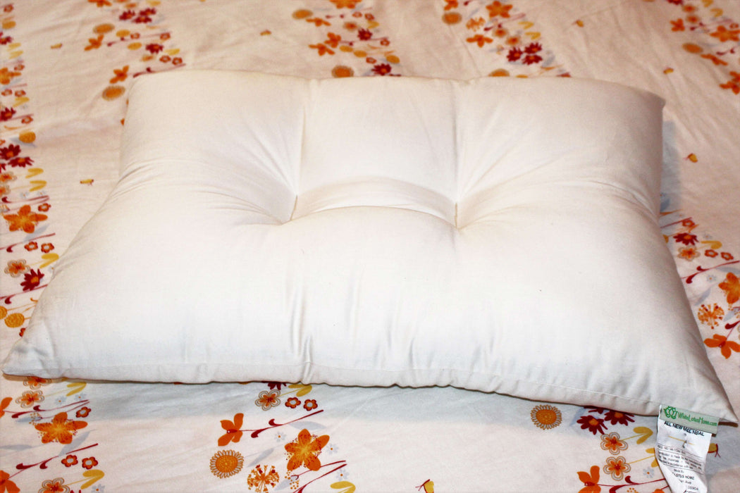 Green Cotton Contour Pillow