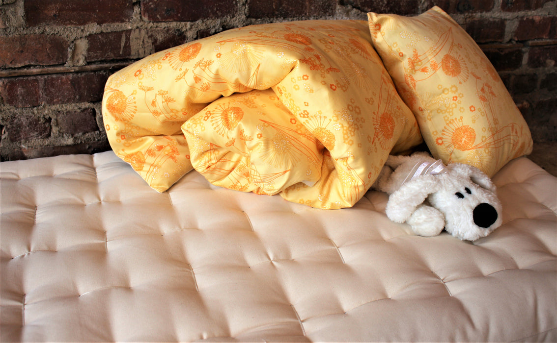 Neckroll or Somerset Cover ONLY in GOTS Organic Cotton Sateen PRINT or SOLIDS