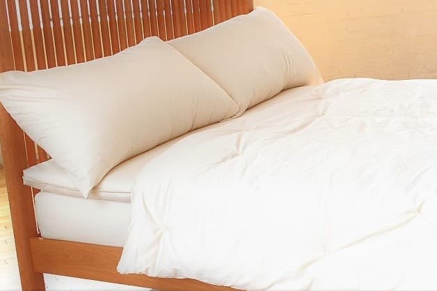GOTS Organic Cotton Sateen Natural Sheets
