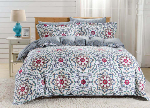 Duvet Cover Sheets Set, Dolce Mela Lanzarote Queen Size Bedding