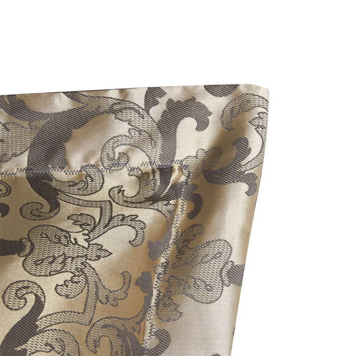 Queen Size Duvet Cover Set, 6 Piece Luxury Jacquard Bedding, Dolce Mela Primavera DM715Q