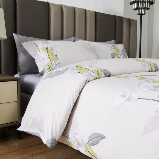 Duvet Cover Set, King size 6 Piece Cotton Bedding , Bloomon - Dolce Mela