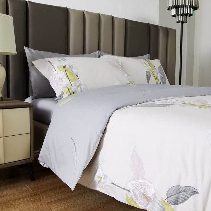 Duvet Cover Set, King size 6 Piece Cotton Bedding , Bloomon - Dolce Mela