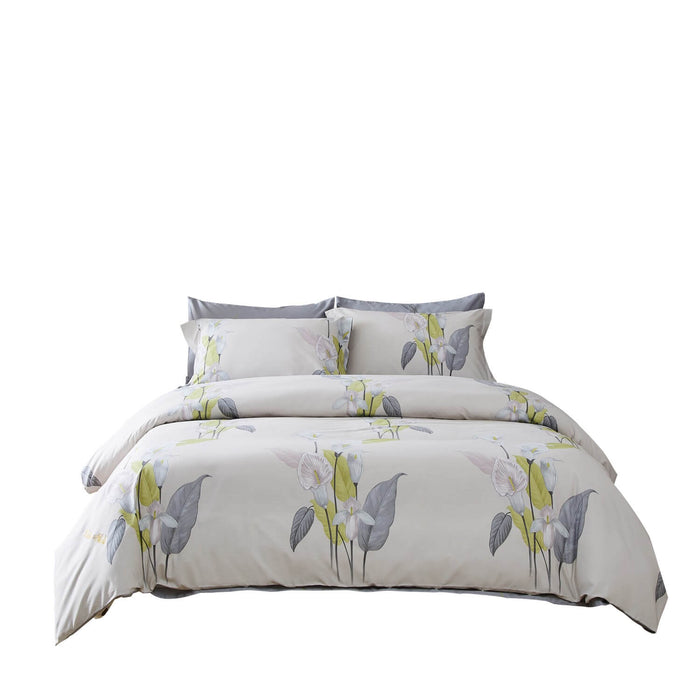 Duvet Cover Set, King size 6 Piece Cotton Bedding , Bloomon - Dolce Mela