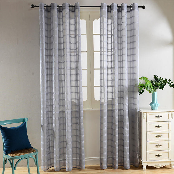 Window Sheer Curtains Panel, Palm Bay