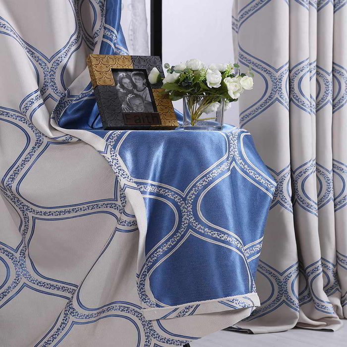 Window Semi-Blackout Curtain / Drape Panel, Monaco