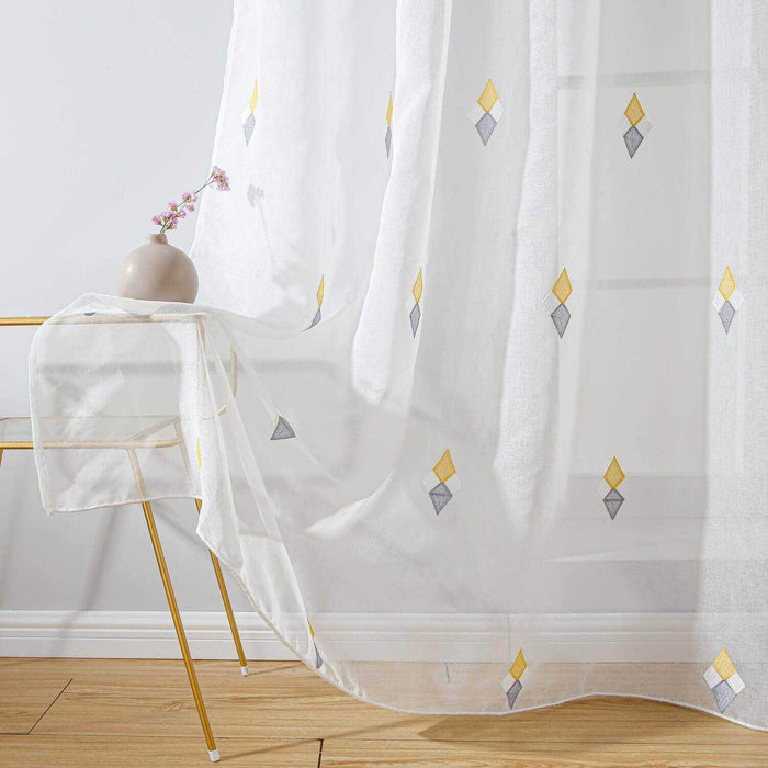 Sheer Curtains Panel, Valencia