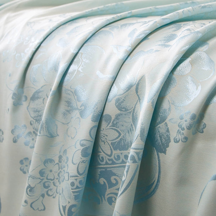 Curtains Damask Jacquard Grommet Semi-Blackout, Tall 60x100, Reims by Dolce-Mela