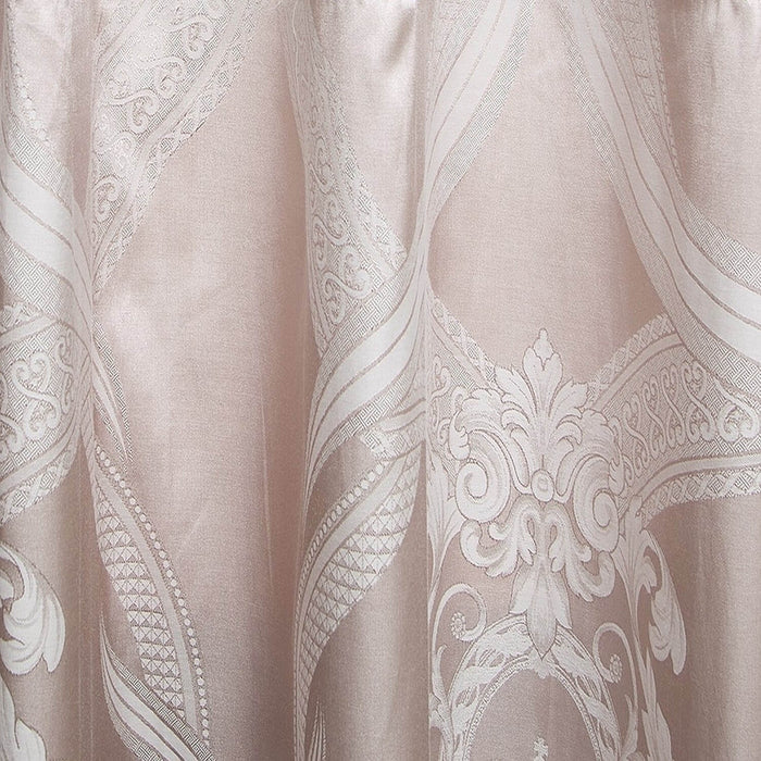Curtains Damask Jacquard Grommet Semi-Blackout, Tall 60x100, Le-Harve by Dolce-Mela
