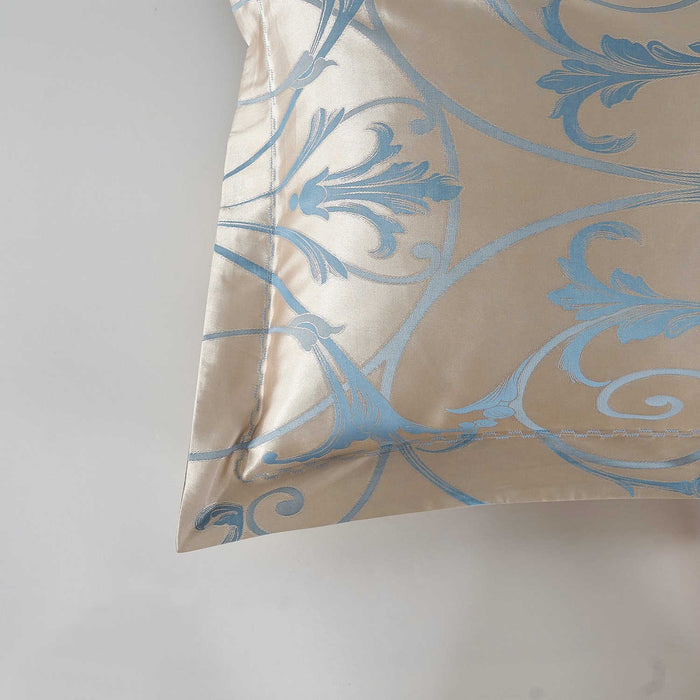 DM800K | King Size Duvet Cover Set Jacquard Top & 100% Cotton Inside