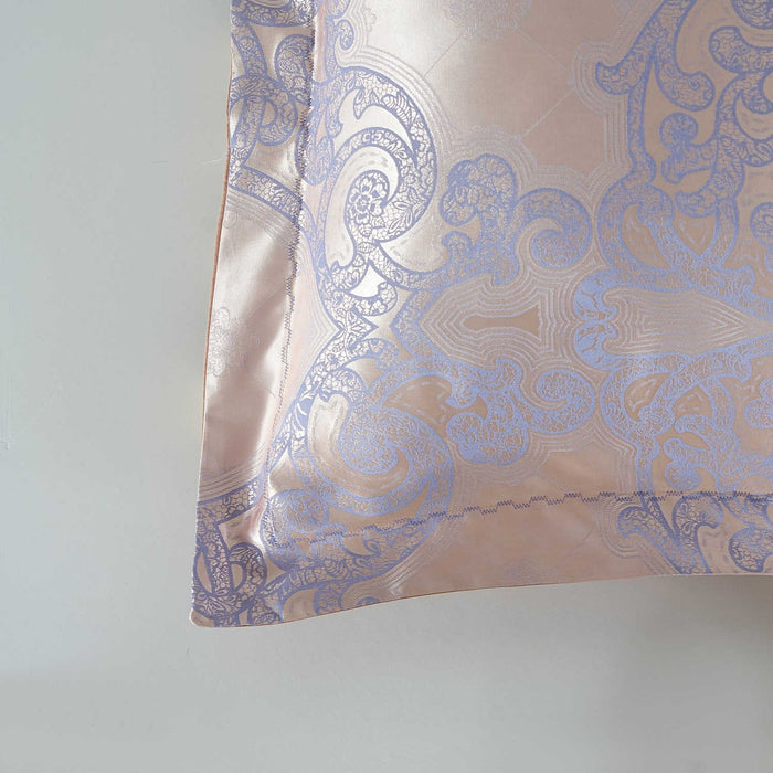 DM805Q | Queen Size Duvet Cover Set Jacquard Top & 100% Cotton Inside