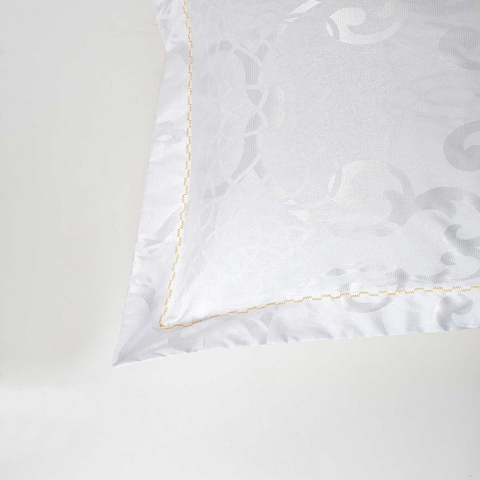 DM806K | King Size Duvet Cover Set Jacquard Top & 100% Cotton Inside
