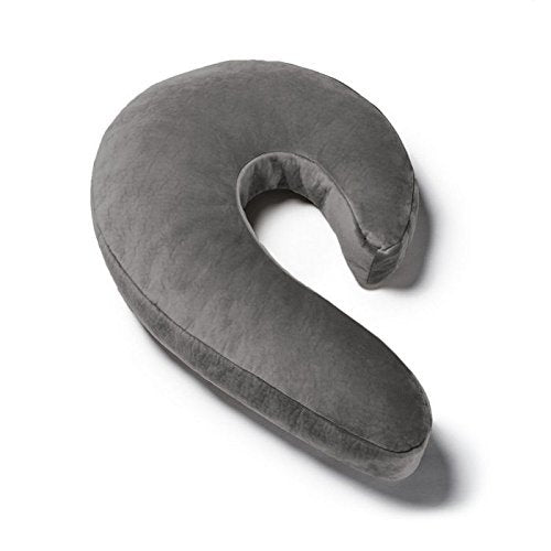 Avana Uno Adjustable Memory Foam Snuggle Pillow for Side Sleepers, Mocha