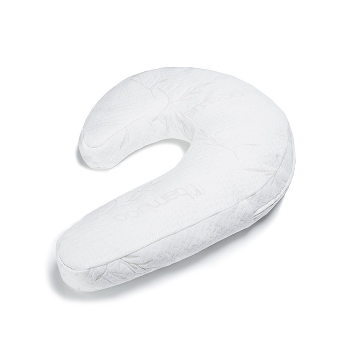 Uno Adjustable Memory Foam Snuggle Pillow for Side Sleepers, Tencel Cover