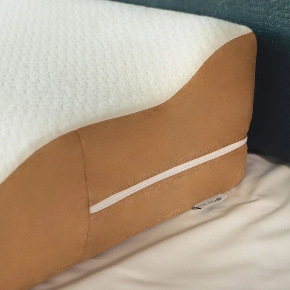 Wavy Contoured Bed Wedge Acid Reflux Pillow with Gel Infused Cooling Memory Foam - Scofa, LLC