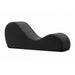 Avana Yoga Chaise Lounge Chair, Black