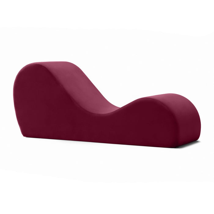 Avana Yoga Chaise Lounge Chair, Merlot