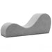 Avana Yoga Chaise Lounge Chair, Gun Metal