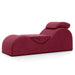 Avana Luvu Lounger - Elegant Chaise Lounge Chair for Yoga, Exercise, Stretching, Massage and More - High Density Foam Core, Merlot