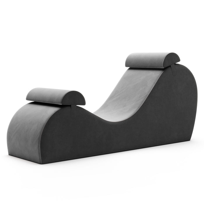 Chakra Yoga Chaise - 2 Adjustable Headrests & Handles with Adjustable Straps