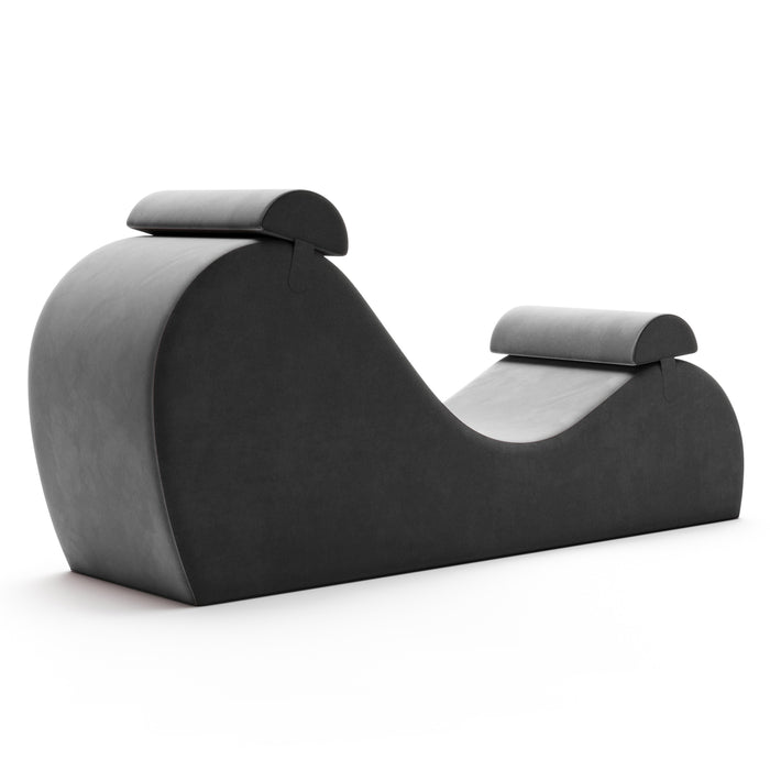 Chakra Yoga Chaise - 2 Adjustable Headrests & Handles with Adjustable Straps