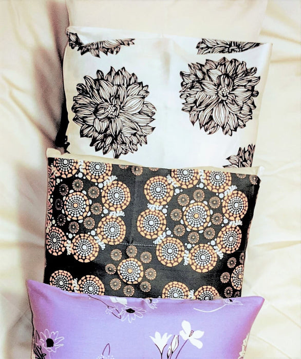 GOTS Organic Pillow Covers in Sateen Prints or Solids ( BPCWLE094-1 )