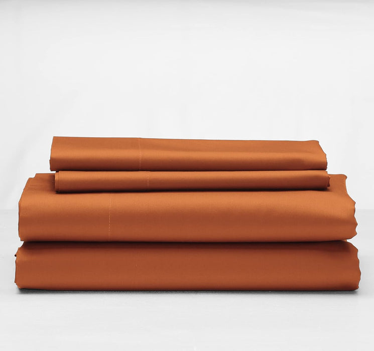 Sateen Bedding | 100% Cotton, 390 Thread Count, Sateen Weave | Sheet Set