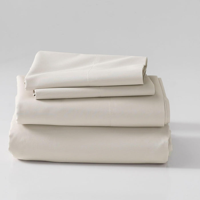 Organic Percale Bedding Sheet Set | 100% Organic Cotton, 300 Thread Count Percale Weave