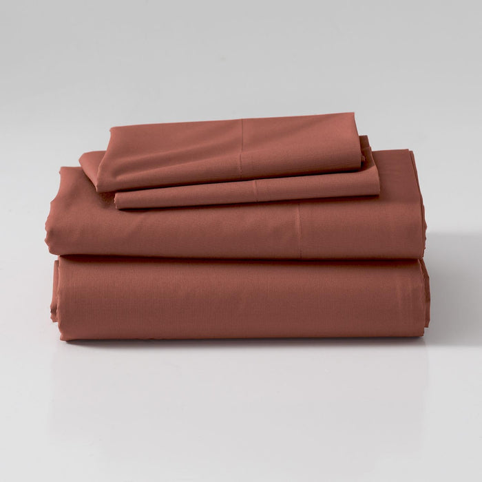 Organic Percale Bedding Sheet Set | 100% Organic Cotton, 300 Thread Count Percale Weave