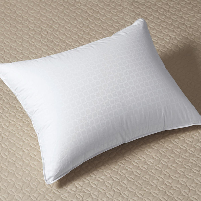 Luxury Down Windowpane Weave Pillow 700 Fill Power