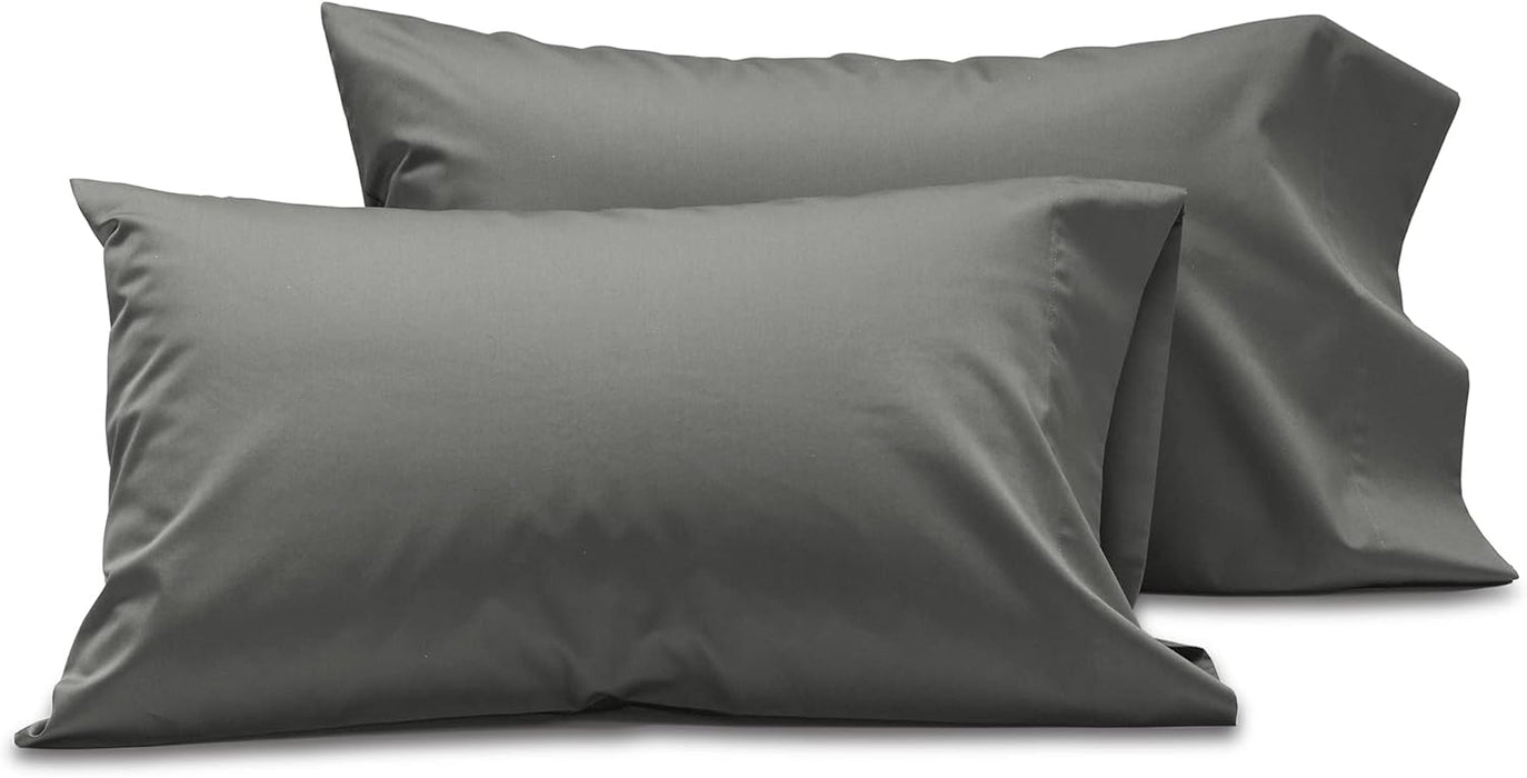 Sateen Bedding Pillowcase Set | 100% Cotton, 390 Thread Count, Sateen Weave