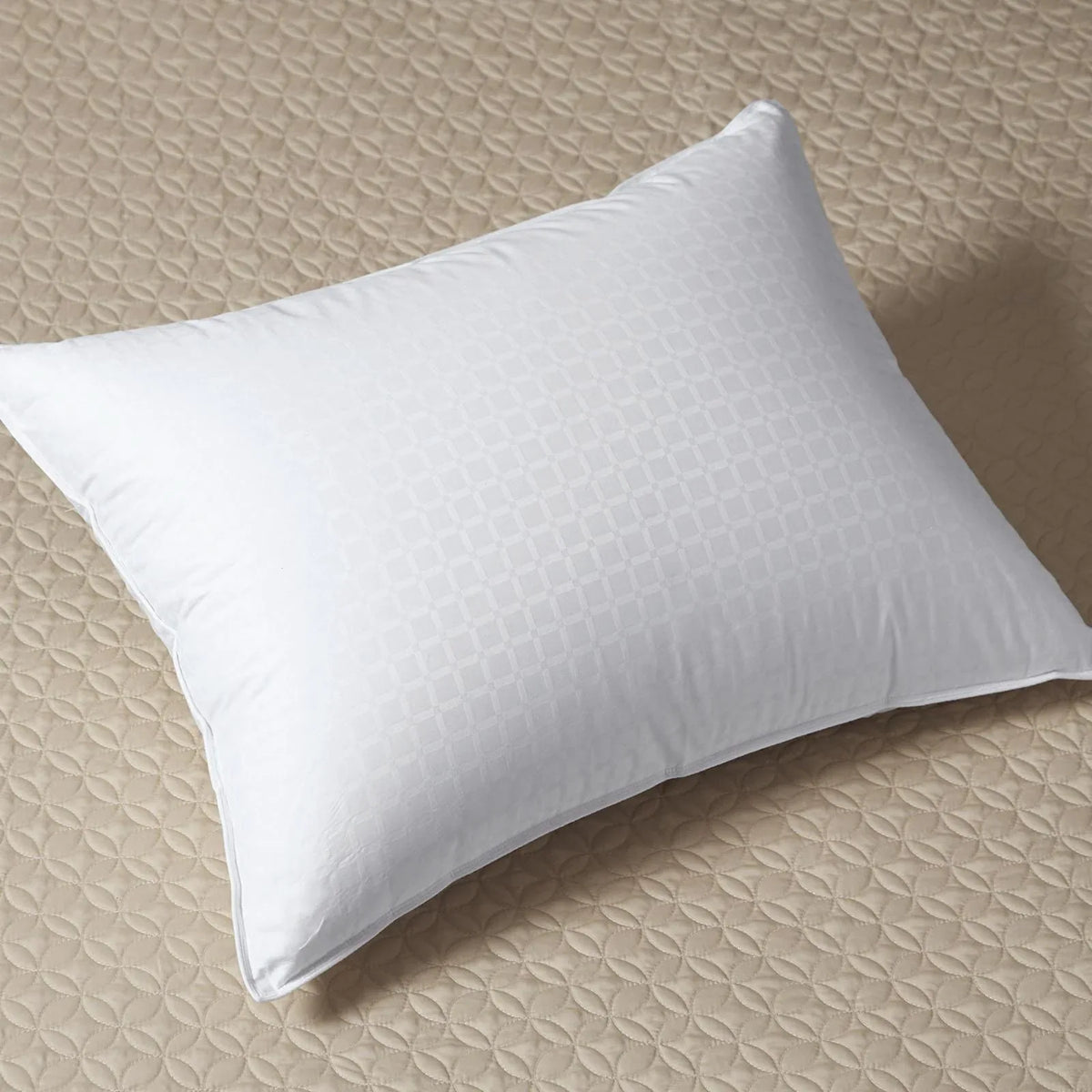 Luxury Down Alternative Windowpane Weave Pillow Hypoallergenic — Scofa, LLC
