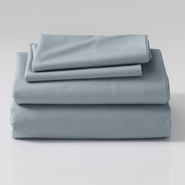 Organic Percale Bedding Sheet Set | 100% Organic Cotton, 300 Thread Count Percale Weave