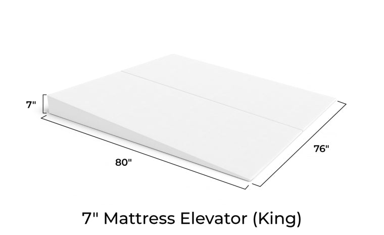 Mattress Elevator - Under Bed 7-Inch Incline Foam Support