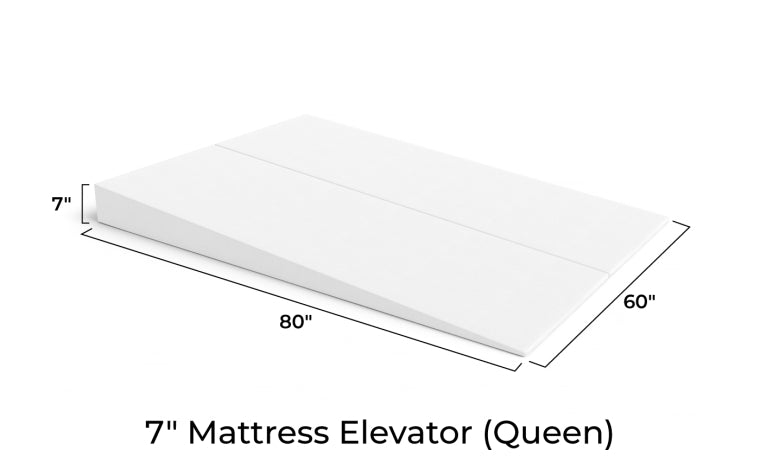 Mattress Elevator - Under Bed 7-Inch Incline Foam Support