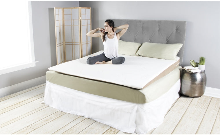 Super Slant Giant Inclined Memory Foam Bed Wedge Mattress Topper, Entire King-Size Bed