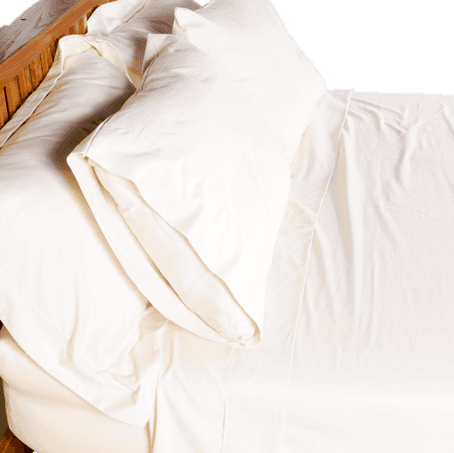 GOTS Organic Cotton Sateen Natural Sheets