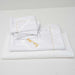 DM806K | King Size Duvet Cover Set Jacquard Top & 100% Cotton Inside 