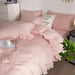 DM808K | King Size 6 piece Duvet Cover Set Ruffled Bedding 100% Cotton 