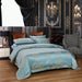 Duvet Cover 6 Piece Set Jacquard Bedding, King Size - Lille by Dolce Mela