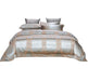 Duvet Cover 6 Piece Set Jacquard Bedding, Queen Size - Lille by Dolce Mela