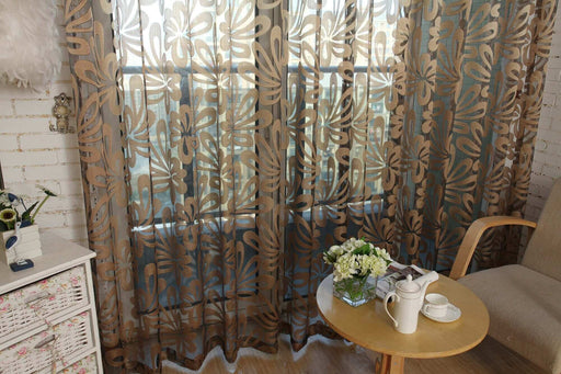Window Sheer Curtains Panel, Barcelona